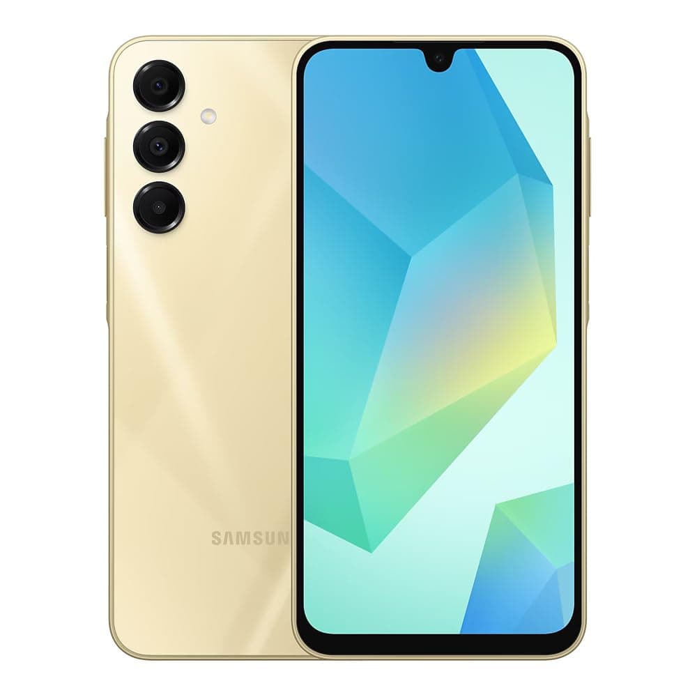 Samsung Galaxy A16 5G (Gold, 8GB RAM, 256GB Storage) | Super AMOLED | 50MP Triple Camera with Ultra Wide Lens | 6 OS & 6 Years Security Updates | IP54 | Tap & Pay | 5000mAh- International on Amazon.ae - Price Tracker