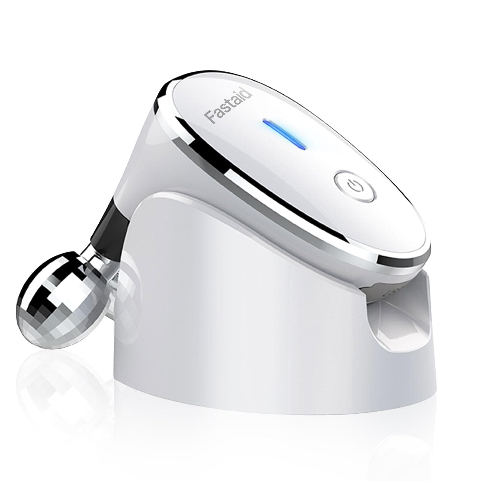 Fastaid Microcurrent-Facial-Device, Microcurrent Face Massager Roller for Wrinkle Removal, Skin Tightening, Face Sculpting, Instant Face Lift Device, Face Rollers for Women & Men, Glossy White on Amazon.ae - Price Tracker