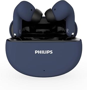 Philips_TAT1269 Bluetooth Truly Wireless in Ear Earbuds with mic, 13mm Drivers, Bluetooth 5.4, 40H Playtime, IPX5, Fast Charging, Touch Controls, (Cosmic Blue) (Renewed) on Amazon.ae - Price Tracker