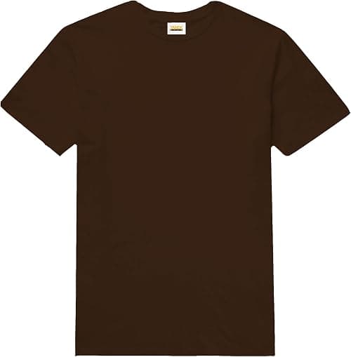 YANEK Unisex Solid Round Neck T-Shirt 180 GSM Combed Cotton Bio-Washed | Half Sleeve Tees Regular Fit | Breathable, Wrinkle Resistant, All-Day Comfort Tshirt for Everyday Wear on Amazon - Best Deal Finder
