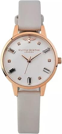 Olivia Burton Women's Watch White Dial Blush Vegan Material Strap - OB16EX141 on Amazon.ae - Price Tracker