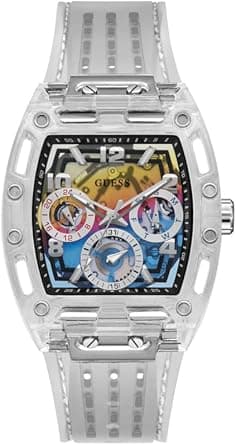 GUESS US Men's Rainbow Ombre Multifunction Watch - Best Deal Finder