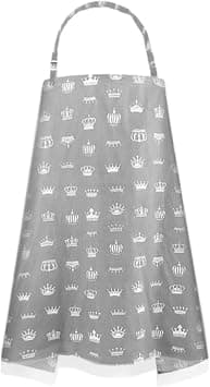 X spring Nursing Cover, Breathable Cotton Breastfeeding Cover with Adjustable Neck Strap, Full Privacy Nursing Apron for Public Breastfeeding, Multi-Use as Stroller and Car Seat Cover على Amazon.ae - متتبع الأسعار