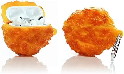 Airpods Pro Silicone Case Funny Cute Cover Compatible for Apple Airpods Pro[Simulation Food Series][Best Gift for Kids Friends Boys Girls] (Fried Chicken Nuggets) on Amazon.ae - Price Tracker
