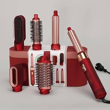 Enzo EN-4140 6-in-1 Hair Styler – Multi-Function Dryer, Straightener & Curler (Sky Blue) on Amazon.ae - Price Tracker