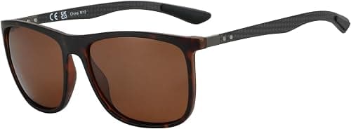 ZENOTTIC Square Polarized Sunglasses for Men Ultralight Carbon Fiber Sun Glasses Driving Fishing Golf Sports UV400 Protection on Amazon - Best Deal Finder