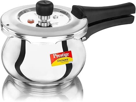 Prestige Stainless Steel Cooker Dlx Alpha Svachh Baby Handi 2 Ltr Cooker Mpd20266 | Silver on Amazon.ae - Price Tracker