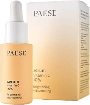 Paese Vitamin C 10% Brightening Face Serum, Anti-Pigmentation & Anti-Wrinkle Formula, Boosts Radiance & Collagen, Paraben-Free, Vegan Skincare for All Skin Types, 15 ml على Amazon.ae - متتبع الأسعار