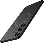 JETech Magnetic Slim Case for Samsung Galaxy S25 FE, Compatible with MagSafe, Camera Lens Full Protection, Ultra-Thin Lightweight Matte Finish Minimalist Phone Cover (Black) - Best Deal Finder