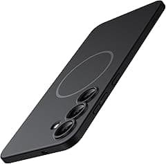JETech Magnetic Slim Case for Samsung Galaxy S25 FE, Compatible with MagSafe, Camera Lens Full Protection, Ultra-Thin Lightweight Matte Finish Minimalist Phone Cover (Black) - Amazon.ae Price Tracker