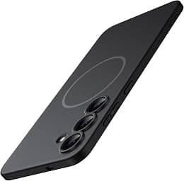 JETech Magnetic Slim Case for Samsung Galaxy S25 FE, Compatible with MagSafe, Camera Lens Full Protection, Ultra-Thin Lightweight Matte Finish Minimalist Phone Cover (Black) - Best Deal Finder