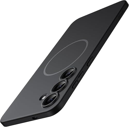 JETech Magnetic Slim Case for Samsung Galaxy S25 FE, Compatible with MagSafe, Camera Lens Full Protection, Ultra-Thin Lightweight Matte Finish Minimalist Phone Cover (Black) on Amazon.ae - Price Tracker