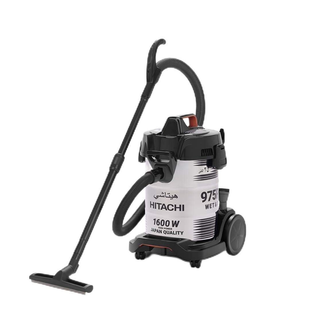 Hitachi Wet & Dry, Sand Blower Vacuum Cleaner, 3 in 1 Performance, Rust-Free Stainless-Steel Body, 25L Big Dust Capacity, 1600w Motor Power, Dust Indicator, Made In Thailand, CV975PWBKGAE-Inox on Amazon.ae - Price Tracker