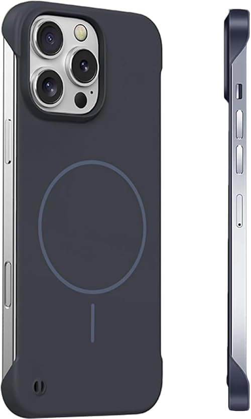RUNGOS for iPhone 15 Pro Max Case MagSafe (Bare Metal Feel) [Built-in Strong Magnet] [Rapid Heat Dissipation] Slim Borderless Cover for iPhone 15 Pro Max Phone Case, Thin Sturdy MagSafe Cover 6.7'' on Amazon.ae - Price Tracker