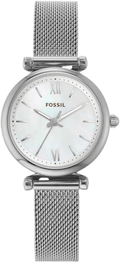 Fossil Womens Quartz Watch, Analog Display and Stainless Steel Strap ES4432 on Amazon.ae - Price Tracker