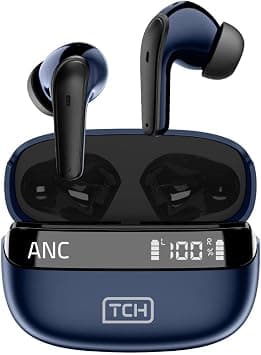 TCH Wireless Earbuds L10 ANC BLUE Active Noise Cancellation,Powerful Bass, Bluetooth Calls, 4 Mics, IPX4 Water Resistant, 4h for Calls and 8h for Music Playback, Touch Controls for Andorid&IOS على Amazon.ae - متتبع الأسعار