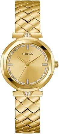 GUESS Women's 34mm Watch - Rose Gold Tone Bracelet Rose Gold Dial Rose Gold Tone Case on Amazon.ae - Price Tracker