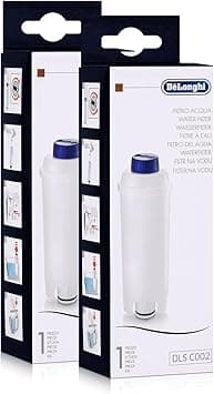 De'Longhi DLS C002 Water Filter Pack (X2) Espresso Bean to Cup Machines - Amazon.ae Price Tracker