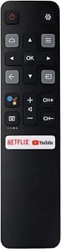 New Remote Control RC802V FNR1 fit for TCL TV 32S6500A 65P8S 65P8 55P8S 55P8 55EP680 50P8S 50P8 49S6800FS 49S6800 49S6510FS 32S6500 32S6500S 32S6800S 32S6510S 32A325 32A323 - متتبع أسعار Amazon.sa