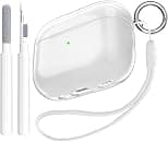 Clear Case for AirPods 4 Cover with Active Noise Cancellation, TPU Protective Apple Airpod 4th Generation Case with Keychain&Cleaner Kit - Amazon.ae Price Tracker