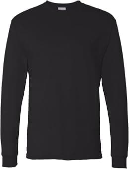 Hanes mens Essentials Long Sleeve T-shirt Value Pack (2-pack) Shirt (pack of 2) - Best Deal Finder