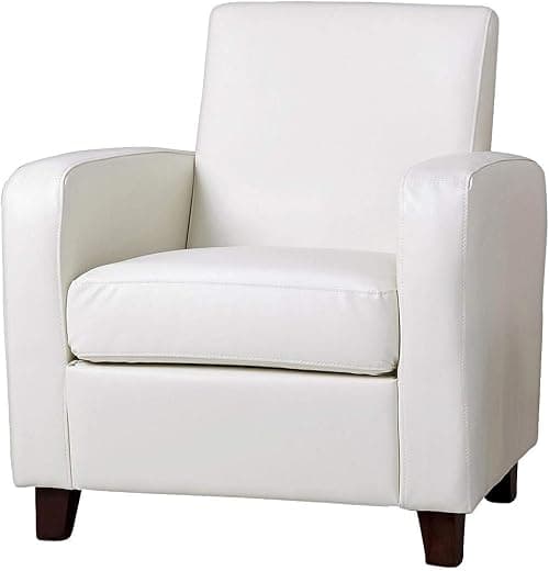 A to Z Furniture - Mercer Off White Bonded Leather Club Chair on Amazon.ae - Price Tracker
