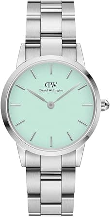 Daniel Wellington Iconic Uhr Silver Stainless Steel (316L) on Amazon.ae - Price Tracker