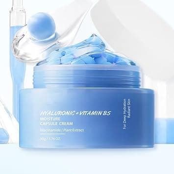 Hyaluronic Acid Capsule Cream, 120H Long-Lasting Hydration, Barrier Care & Calming Daily Facial Moisturizer for All Skin Types, With Hyaluronic Acid, Panthenol & Ceramides, Korean Skincare on Amazon.ae - Price Tracker