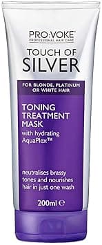 Touch of Silver Toning Treatment Mask 200ml | Purple Conditioner for Blonde, Platinum, White or Grey Hair | Purple Shampoo Alternative to Banish Brassy Tones, packaging may vary on Amazon.ae - Price Tracker