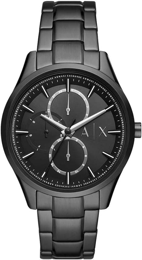 Armani Exchange Multifunktionsuhr für Herren, Uhr aus mindestens 50% recyceltem Edelstahl, Gehäusegröße 42 mm on Amazon.ae - Price Tracker