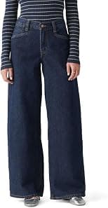 Levi's Women's 94 Baggy Wide Leg Jean (Also Available in Plus), (New) Shaded View, 32 - Best Deal Finder