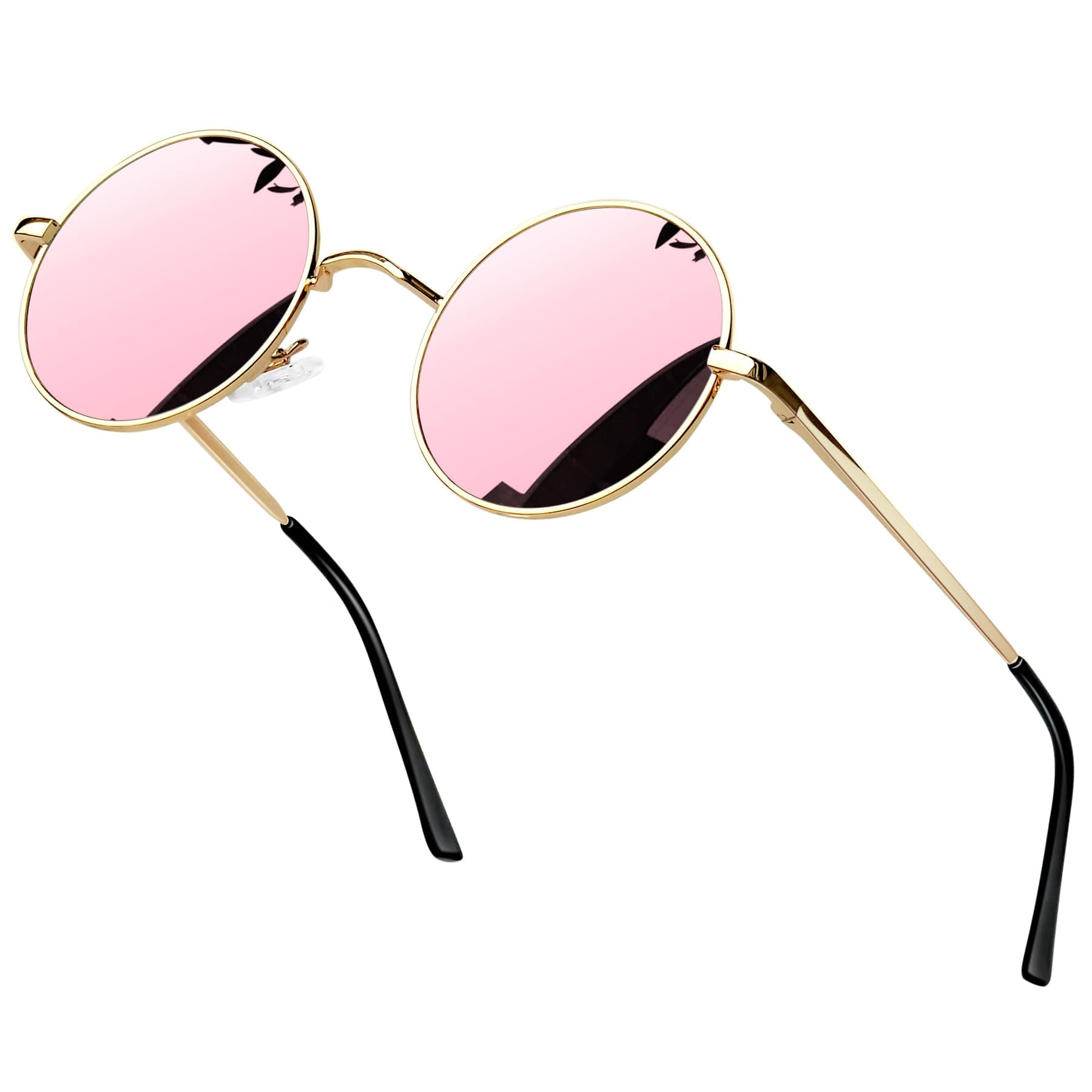 KANASTAL Hippie Round Polarized Sunglasses for Women Men, Small Circle Sun Glasses Classic Vintage Retro Shades Metal Frame UV400 Protection on Amazon.ae - Price Tracker