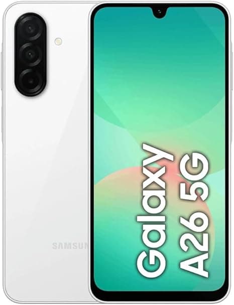 Samsung Galaxy A26 Dual-SIM 256GB ROM + 8GB RAM (GSM Only | No CDMA) Factory Unlocked 5G Smartphone (White) - International Version on Amazon.ae - Price Tracker