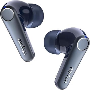 EarFun Air Pro 3 Noise Cancelling Wireless Earbuds, Qualcomm® aptX™ Adaptive Sound, 6 Mics CVC 8.0 ENC, Bluetooth 5.3 TWS Earbuds Wireless, Multipoint Connection, App Customize EQ, Navy Blue on Amazon.ae - Price Tracker