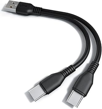 SOLDOUT 2 in 1 USB A to Dual Type C Cable Mobile Phone Fast Charger Splitter USB-C TypeC Type-C Cable (20CM) on Amazon.ae - Price Tracker