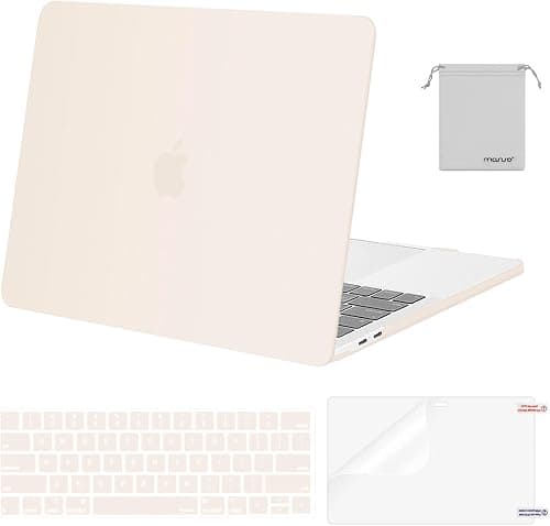MOSISO Compatible with MacBook Pro 13 inch Case 2026-2016, Beige على Amazon.ae - متتبع الأسعار