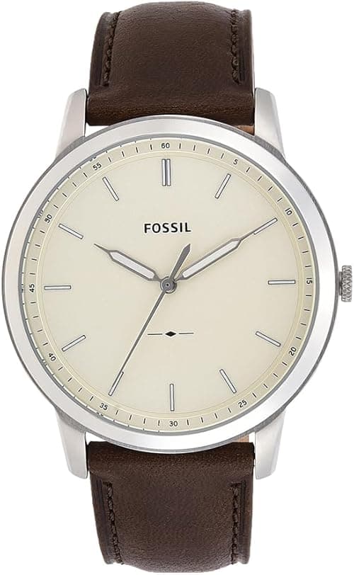 Fossil Men's the Minimalist Stainless Steel Slim Casual Quartz Watch on Amazon.ae - Price Tracker