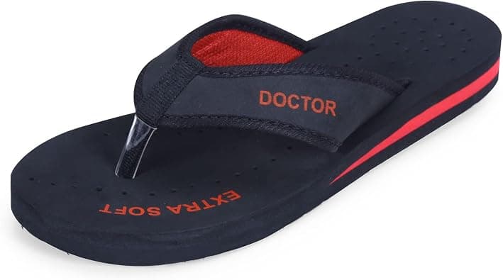 DOCTOR EXTRA SOFT Doctor Slippers for Women Orthopedic Diabetic Pregnancy Non Slip Lightweight Comfortable Flat Casual Stylish Dr Chappals and House Flip flops For Ladies and Girl’s D-22 on Amazon.ae - Price Tracker