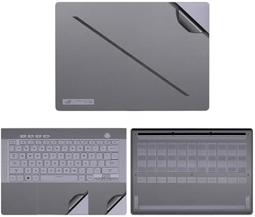 Gruattreay Laptop Decal Cover Compatible with 16 inch ASUS ROG Zephyrus G16 2024 GU605M, Anti-Scratch Sticker Three Sided Notebook Laptop Film (Dark Gray) on Amazon - Best Deal Finder