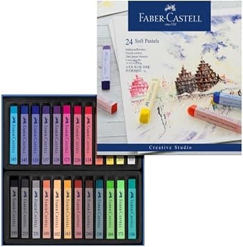 Faber Castell Creative Studio Long Soft Pastel Set 24 Colors - Amazon.ae Price Tracker