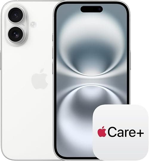 Apple iPhone 16 (128 GB) - White with AppleCare+ (2 Years) on Amazon.ae - Price Tracker