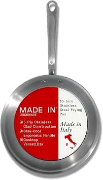 Made In Cookware - 10-Inch Stainless Steel Frying Pan - 5 Ply Stainless Clad - Professional Cookware - Crafted in USA - Induction Compatible on Amazon.ae - Price Tracker
