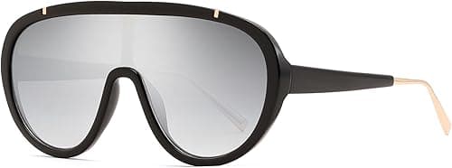 FEISEDY Sunglasses Women Oversized One Piece Frame UV400 Sun Glasses Trendy Retro Shades B2580 on Amazon.ae - Price Tracker
