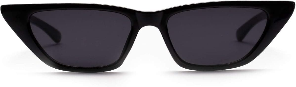 Small Box Cat Eye Sunglasses Distaff Transparent Color Lens Suitable for Decorative Photo Outside Sunglasses for Women (Color : Black) on Amazon.ae - Price Tracker