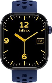Infinix XWatch H4 Smartwatch, 2.04 Inch HD Display, Bluetooth Calling, IP68 Waterproof, 10 Day Battery, Heart Rate and SpO2 Monitor, Blue, XW4L على Amazon.ae - متتبع الأسعار