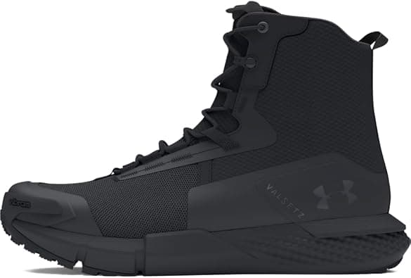 Under Armour Men's Charged Valsetz, (001) Black/Black/Jet Gray, 10, US - Best Deal Finder