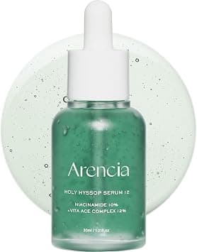 Arencia Hyssop Glow Serum, 10% Niacinamide, 12% Vitamin A,C,E - Hydrating, Moisturizing, Anti-Aging Serum for Korean Glass Skin - Best Deal Finder