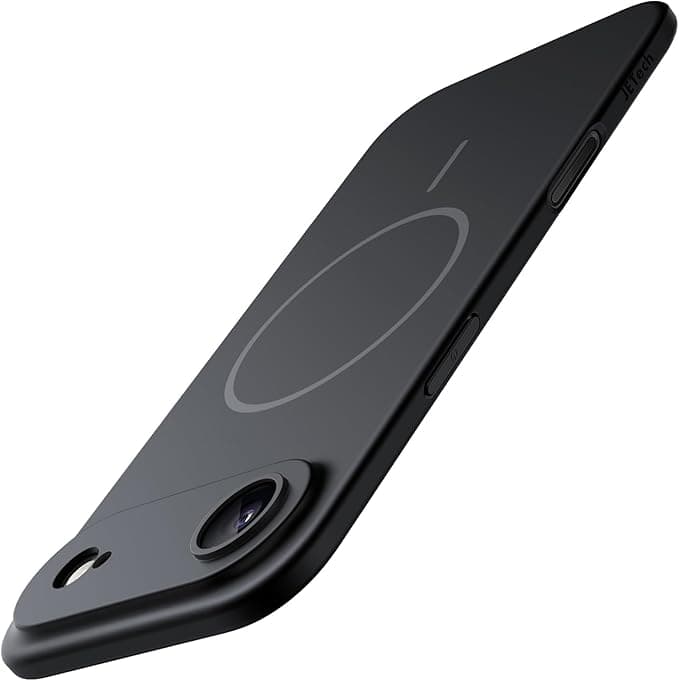 JETech Magnetic Slim Case for iPhone Air, Compatible with MagSafe, Ultra-Thin Lightweight Minimalist Phone Cover with Matte Finish and Full Camera Lens Protection, 6.5-Inch Display (Black) on Amazon.ae - Price Tracker