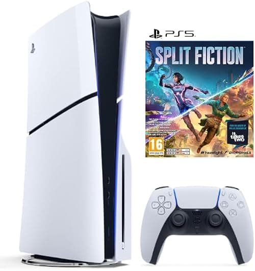 Sony PlayStation 5 Slim Disc Console + Split Fiction PS5 Game -International Version on Amazon.ae - Price Tracker