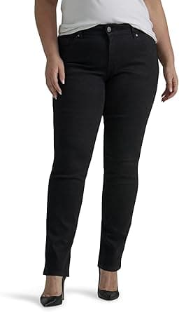 Lee womens Plus Size Ultra Lux Comfort With Flex Motion Straight Leg Jean on Amazon.ae - Price Tracker
